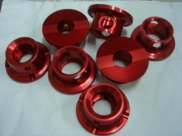 Aluminium AL7075 CNC precyzyjnych części skrawaniem / CNC części z czerwonym anodować