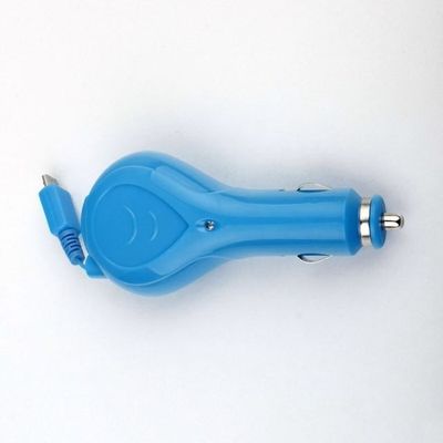Ładowarka samochodowa High Efficiency Chowany LG Micro USB Kabel ze sprężyną