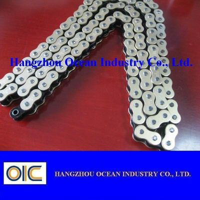 520-120L Motocykl O Ring Chain Transmission Części zamienne w kolorze czarnym i Gloden