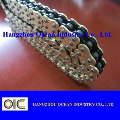 520-120L Motocykl O Ring Chain Transmission Części zamienne w kolorze czarnym i Gloden