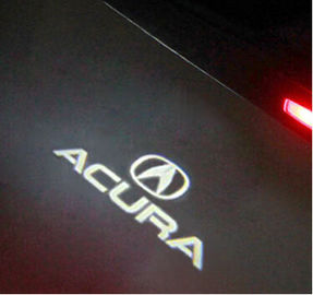 Acura MDX ZDX uprzejmości RLX TL Drzwi Logo Lampa LED światła samochodowe Części