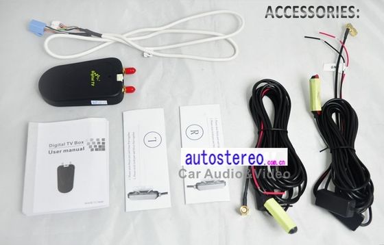 Car Digital TV Tuner Odbiornik Auto Części Do MPEG-4 DVB-T TV antena S100 S150 Stereo