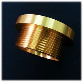 CNC Preciaion Mosiądz toczone dla Wojskowego, walcowość 0,005 mm